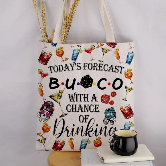 B-Unco Nht Gift TodayB-Unco With A Chance Of Drinking Tote B-Unco UwU - Picture 6 of 6